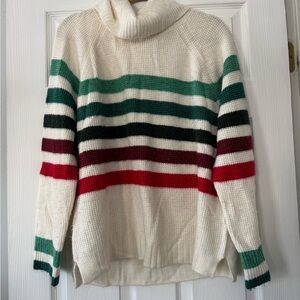 Lou & Grey Cream Sweater with Stripes